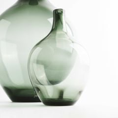 Bình Hoa Thủy Tinh Bụng Tròn Miệng Nhỏ Tối Giản