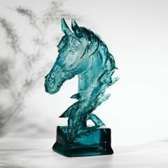 Tượng Ngựa Decor Trong Suốt Điêu Khắc Thủ Công