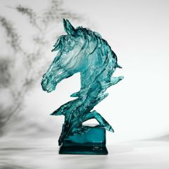 Tượng Ngựa Decor Trong Suốt Điêu Khắc Thủ Công