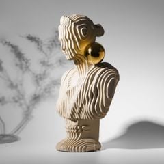 Tượng Decor Nữ Thần Hình Cắt Nghệ Thuật