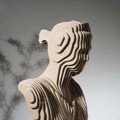 Tượng Decor Nữ Thần Hình Cắt Nghệ Thuật