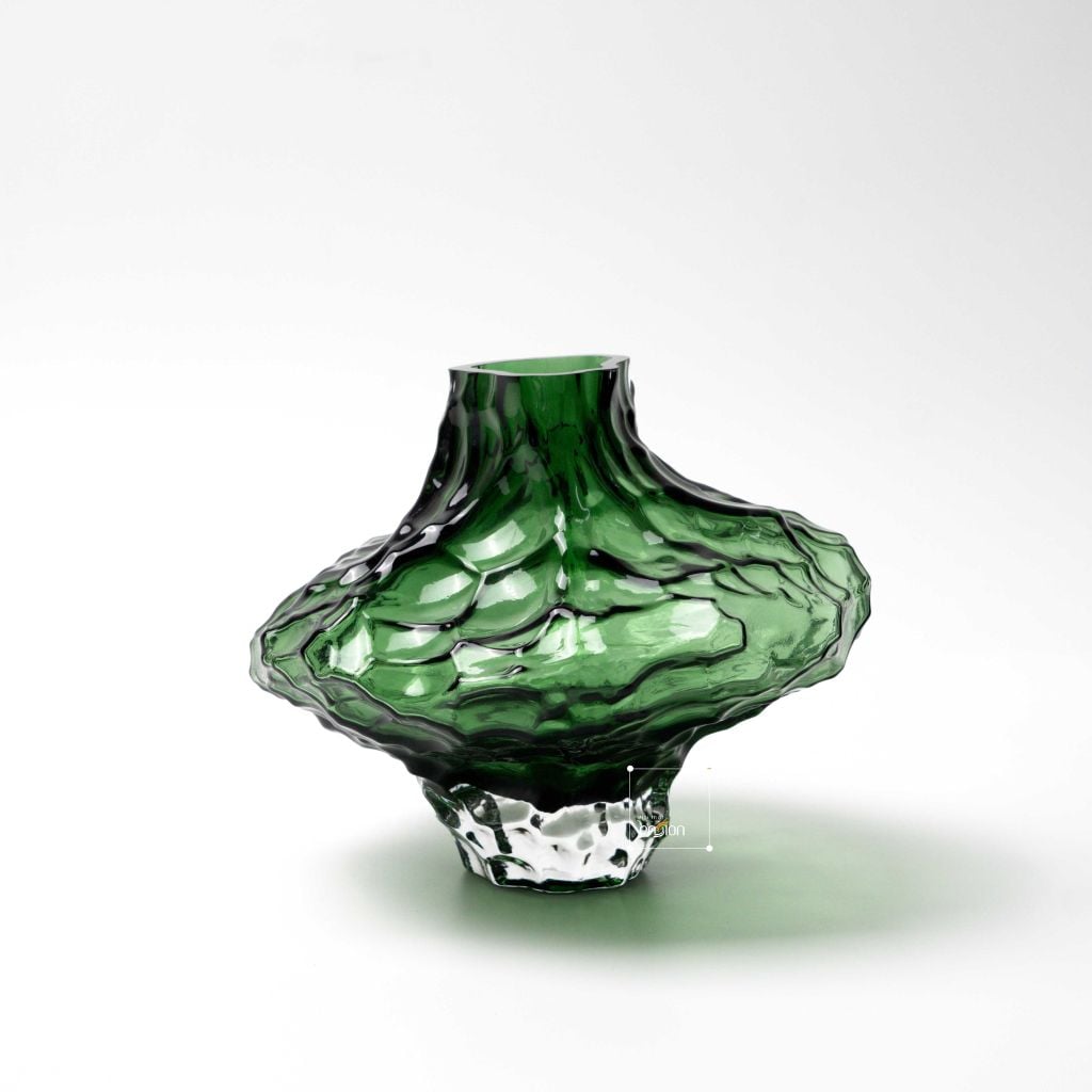 Bình Hoa Thủy Tinh Tạo Dáng Hiện Đại Hình Tổ Ong