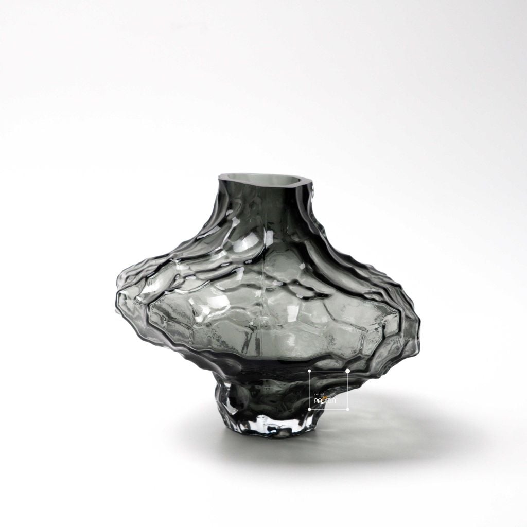 Bình Hoa Thủy Tinh Tạo Dáng Hiện Đại Hình Tổ Ong