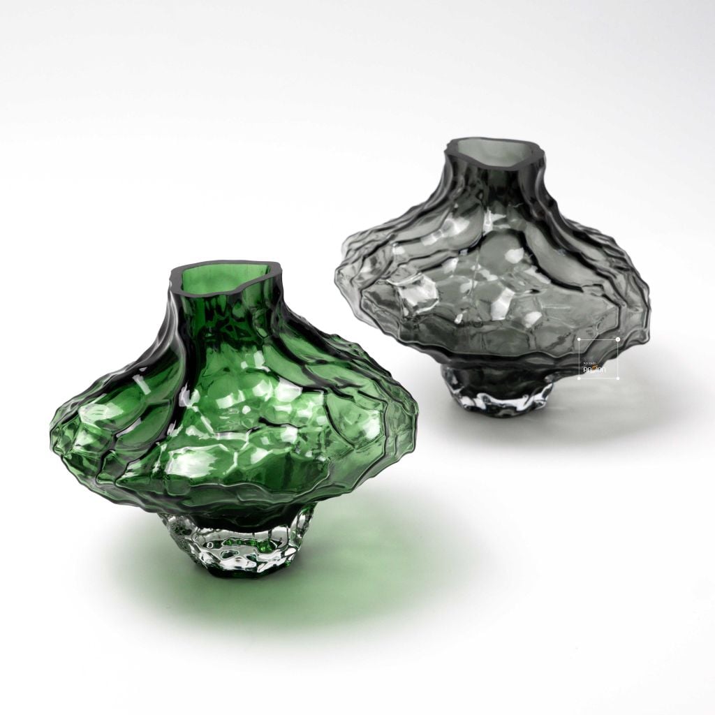 Bình Hoa Thủy Tinh Tạo Dáng Hiện Đại Hình Tổ Ong