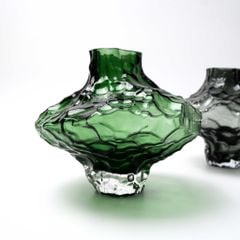 Bình Hoa Thủy Tinh Tạo Dáng Hiện Đại Hình Tổ Ong