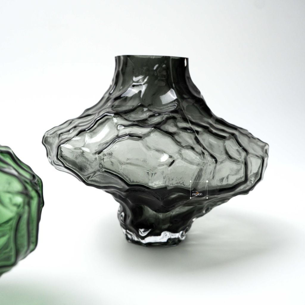 Bình Hoa Thủy Tinh Tạo Dáng Hiện Đại Hình Tổ Ong