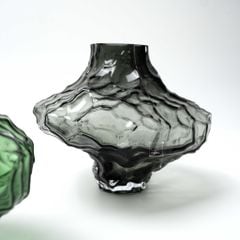 Bình Hoa Thủy Tinh Tạo Dáng Hiện Đại Hình Tổ Ong