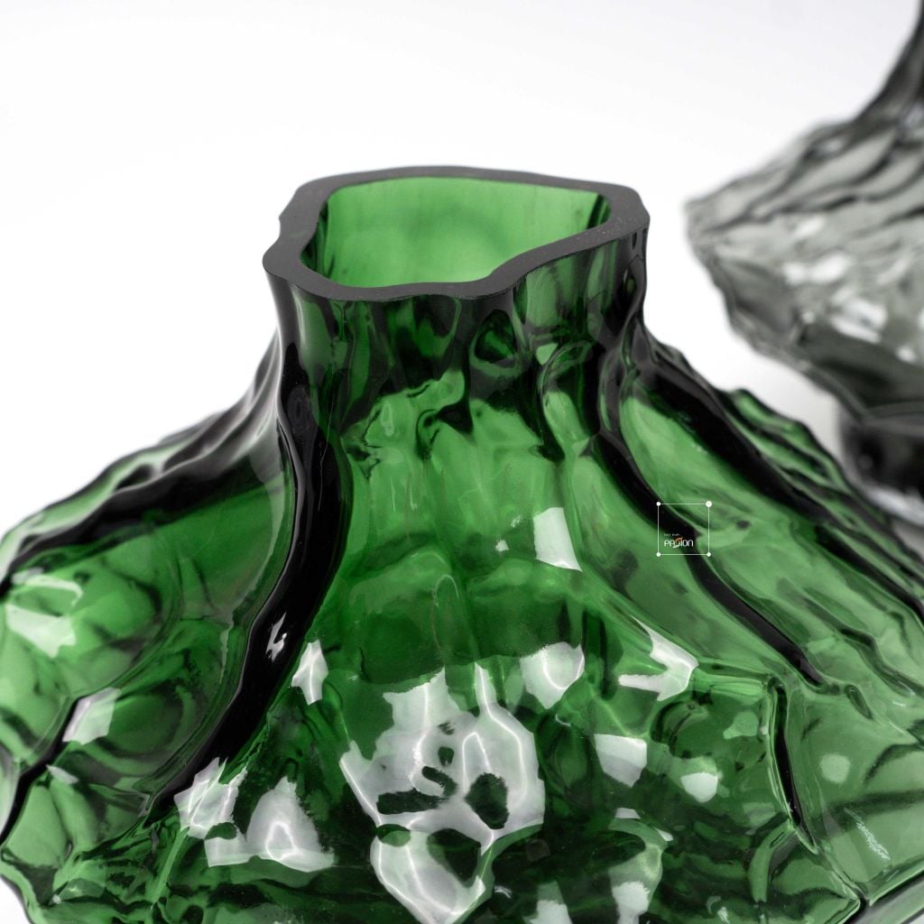 Bình Hoa Thủy Tinh Tạo Dáng Hiện Đại Hình Tổ Ong