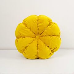 Set Gối Tựa Lưng Phối Khăn Phủ Sofa Tông Vàng 01