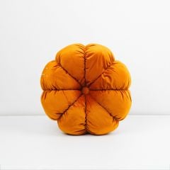 Set Gối Tựa Lưng Phối Khăn Phủ Sofa Tông Vàng 04