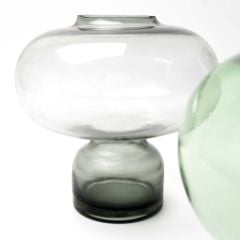 Bình Hoa Thủy Tinh Gợn Sóng Đèn Lồng Đan Mạch