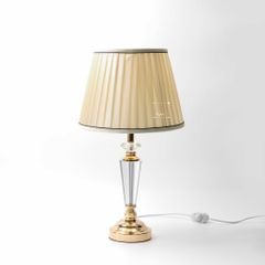 Đèn Bàn Pha Lê Trắng Để Bàn Phòng Ngủ Vintage