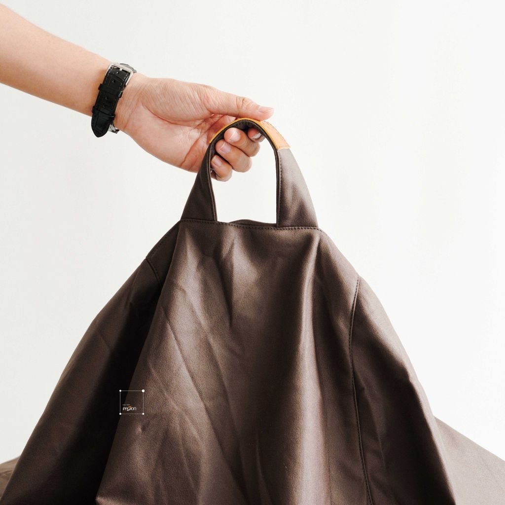 Ghế Lười Túi Đậu Da PU Chống Thấm Chống Bẩn 100x120cm