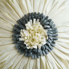 Gối Vuông Tựa Lưng Dệt Hoa Hướng Dương Sang Trọng