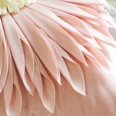 Gối Vuông Tựa Lưng Dệt Hoa Hướng Dương Sang Trọng