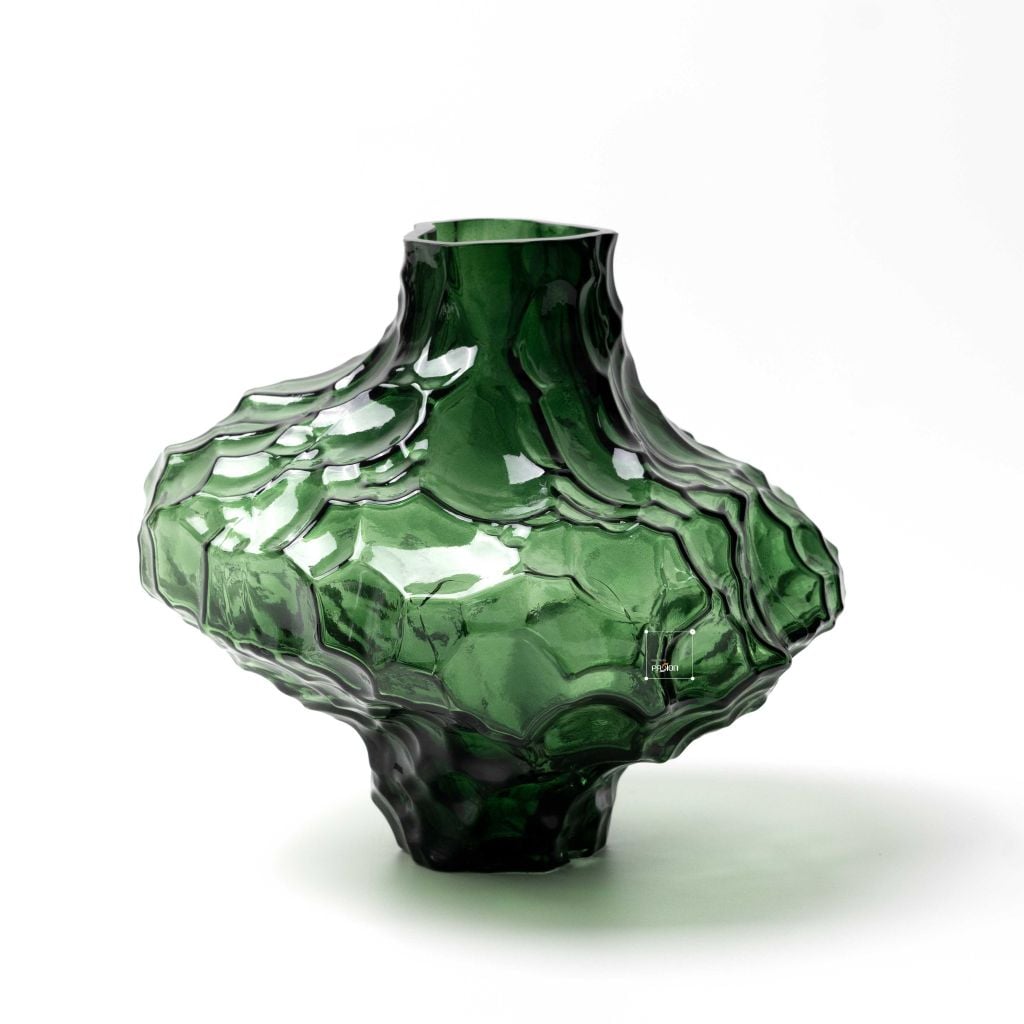 Bình Hoa Thủy Tinh Tạo Dáng Hiện Đại Hình Tổ Ong