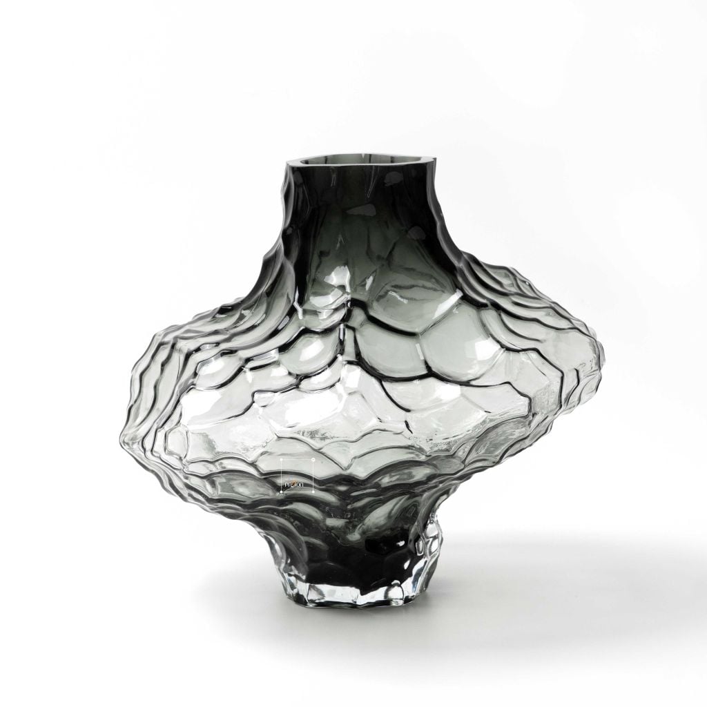 Bình Hoa Thủy Tinh Tạo Dáng Hiện Đại Hình Tổ Ong