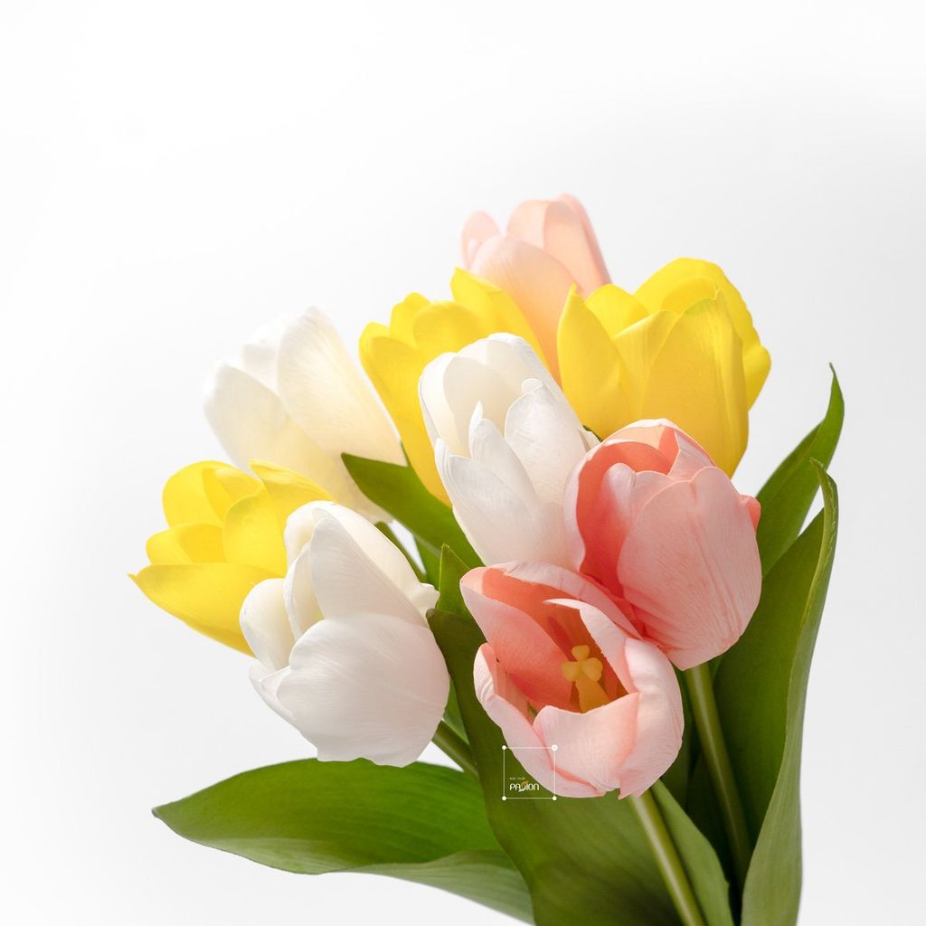 Hoa Giả Trang Trí Hoa Tulip Cao Cấp