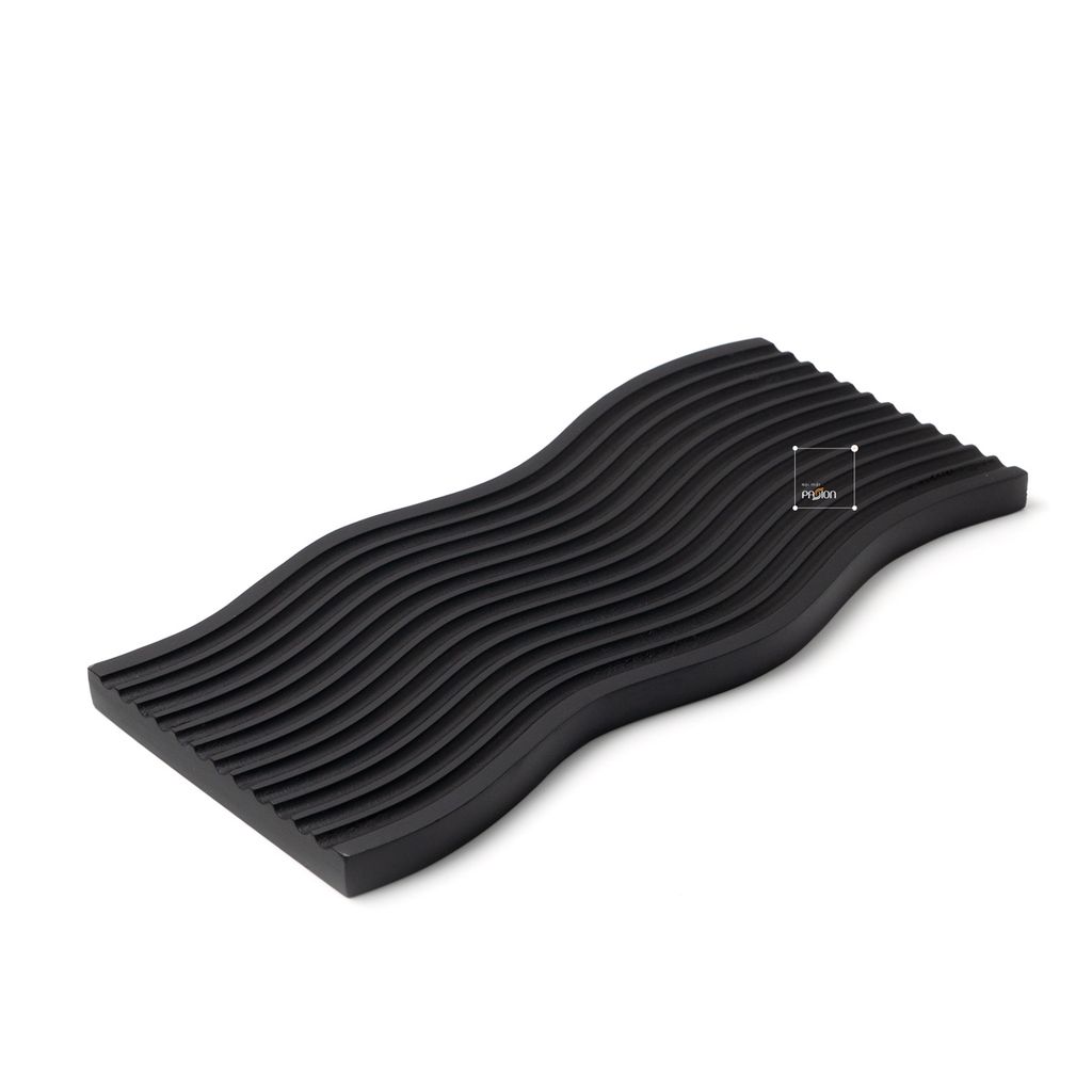 Thớt Gỗ Kẻ Sọc Gợn Sóng Đạo Cụ Chụp Ảnh Decor Bếp Sang Trọng