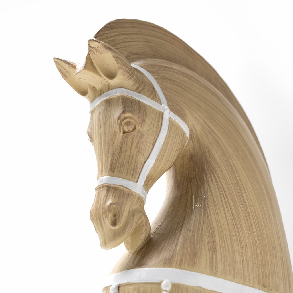 Ngựa Gỗ Decor Phong Cách Retro Châu Âu