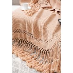Chăn Đan Len Dệt Tua Rua Kiểu Mỹ Decor Sofa Giường Ngủ