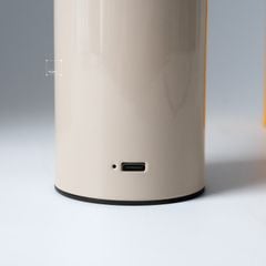 Đèn Ngủ Để Bàn Kim Loại Cao Cấp Hình Nấm Sử Dụng Pin Sạc