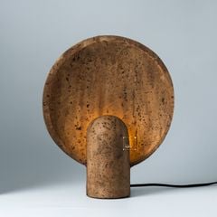 Đèn Bàn Đầu Giường Hình Mặt Trời Phong Cách Wabi Sabi