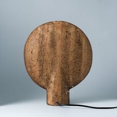 Đèn Bàn Đầu Giường Hình Mặt Trời Phong Cách Wabi Sabi