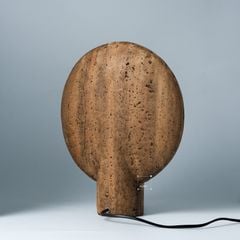 Đèn Bàn Đầu Giường Hình Mặt Trời Phong Cách Wabi Sabi