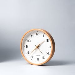 Đồng Hồ Gỗ Treo Tường Solid Wood Có Kim Giây Hàn Quốc