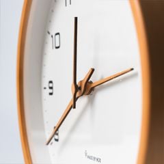 Đồng Hồ Gỗ Treo Tường Solid Wood Có Kim Giây Hàn Quốc