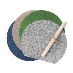 Tấm Lót Bàn Ăn PVC Cách Nhiệt Hình Bán Nguyệt
