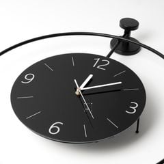 Đồng Hồ Treo Tường Tối Giản Minimalist Phối Vòng Kim Loại