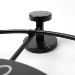 Đồng Hồ Treo Tường Tối Giản Minimalist Phối Vòng Kim Loại