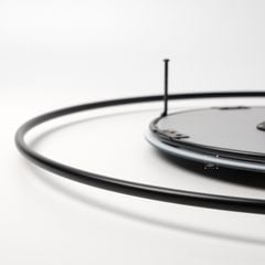 Đồng Hồ Treo Tường Tối Giản Minimalist Phối Vòng Kim Loại