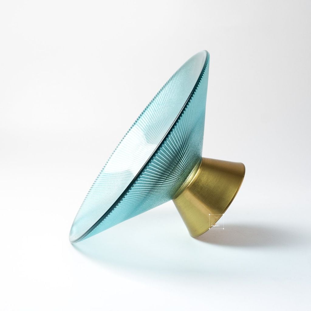 Khay Dĩa Thủy Tinh Tròn Trang Trí Bàn Tiệc