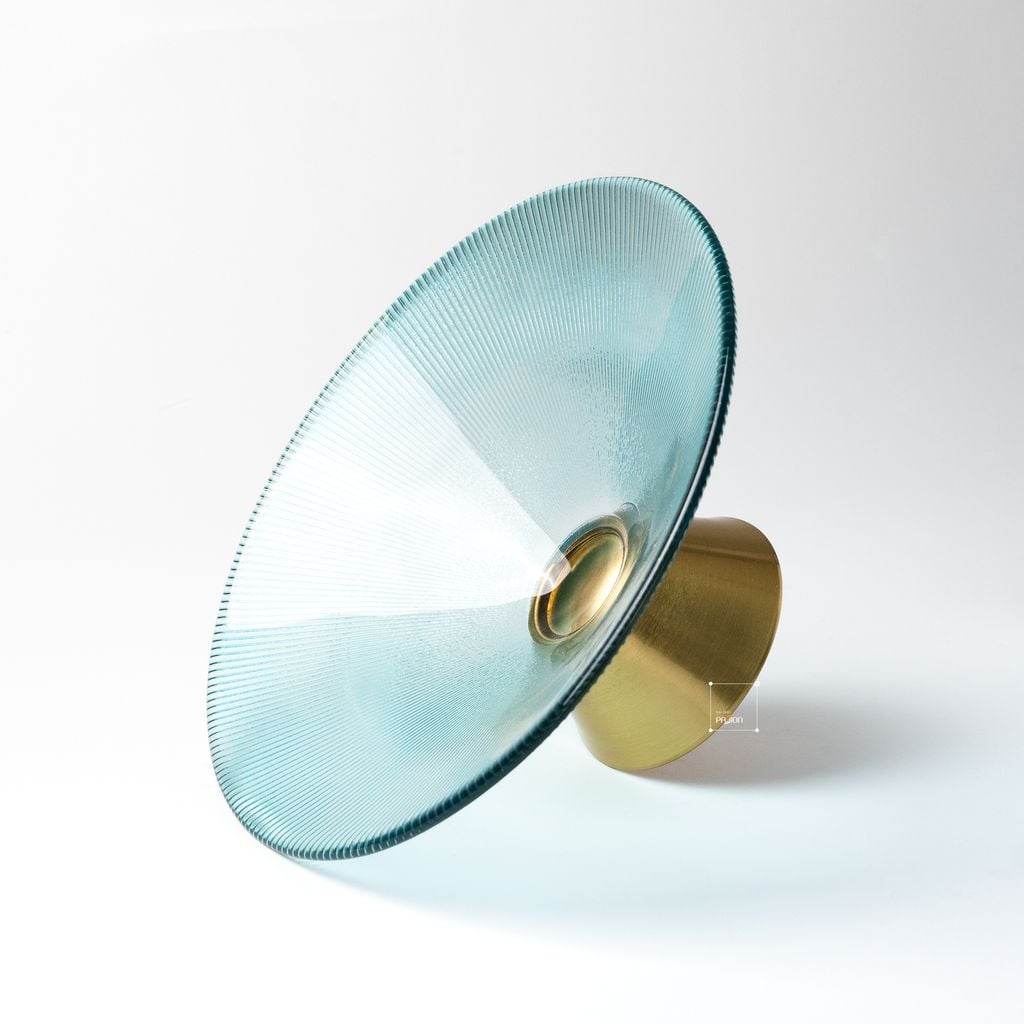 Khay Dĩa Thủy Tinh Tròn Trang Trí Bàn Tiệc