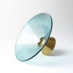 Khay Dĩa Thủy Tinh Tròn Trang Trí Bàn Tiệc