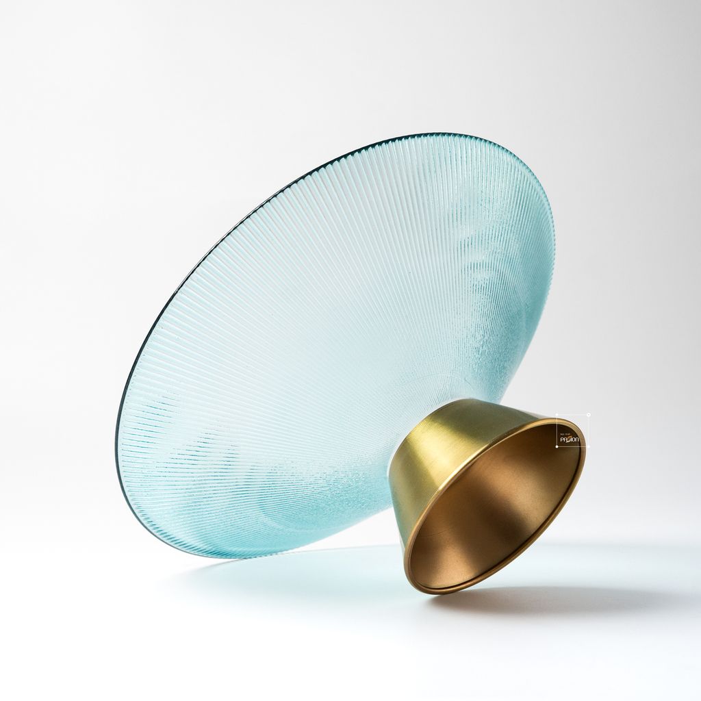 Khay Dĩa Thủy Tinh Tròn Trang Trí Bàn Tiệc