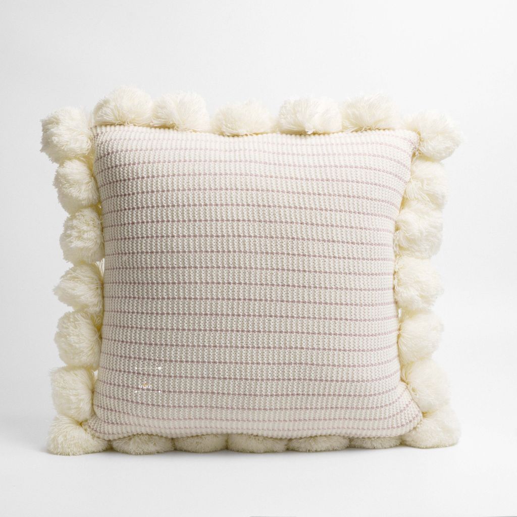 Vỏ Gối Tựa Lưng Canvas Thêu Nổi Green Olive