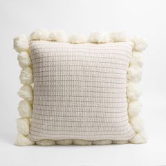 Vỏ Gối Tựa Lưng Canvas Thêu Nổi Green Olive