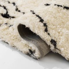 Thảm Lông Ngắn Cừu Dệt Sợi Xịn Mịn Họa Tiết Hình Học Màu