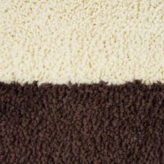 Thảm Sợi Lông Len Họa Tiết Hình Học Nâu Trang Trí Phòng Ngủ