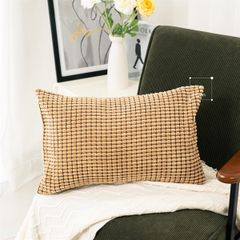 Set Vỏ Gối Tựa Lưng Phong Cách Nâu Be Tối Giản - Set 6