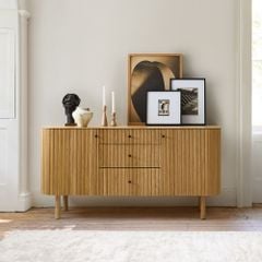 Tủ Console Phối Sọc Ellington