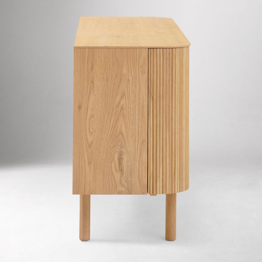 Tủ Console Phối Sọc Ellington