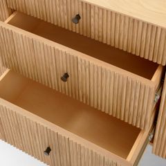 Tủ Console Phối Sọc Ellington