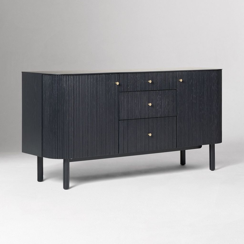 Tủ Console Phối Sọc Ellington