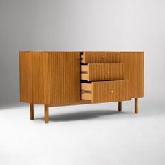 Tủ Console Phối Sọc Ellington