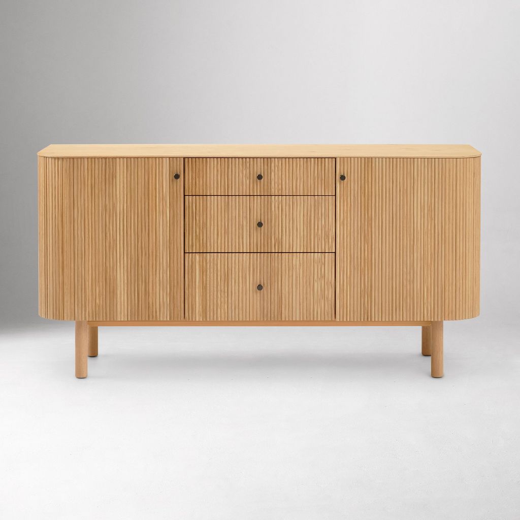 Tủ Console Phối Sọc Ellington